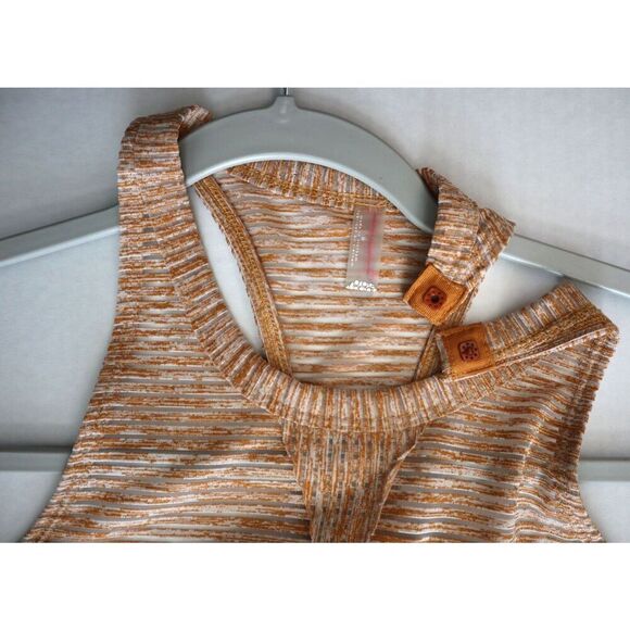 FP Movement OB1449132 Women's Sz M Russet Orange Striped TTYL Racerback Dress - Picture 4 of 12